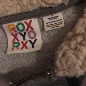 ROXY Large zipup hoody swearshirt